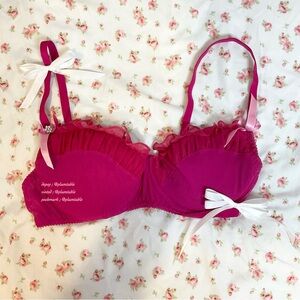 Coquette Y2K Pink Bra